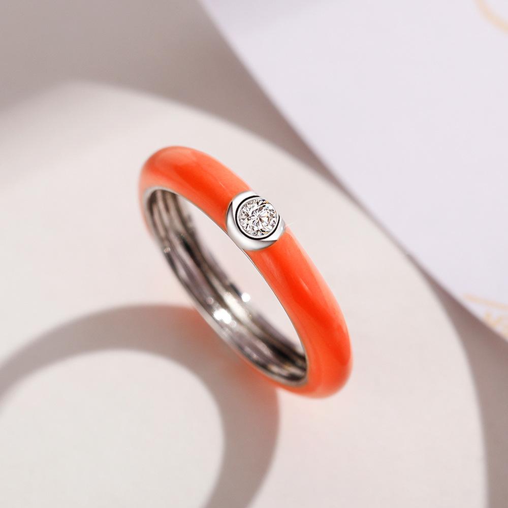 Кольцо-дорожка из стерлингового серебра 925 пробы с разноцветными радужными цирконами, штабелируемое, для женщин, свадебное, для помолвки, ювелирный подарок