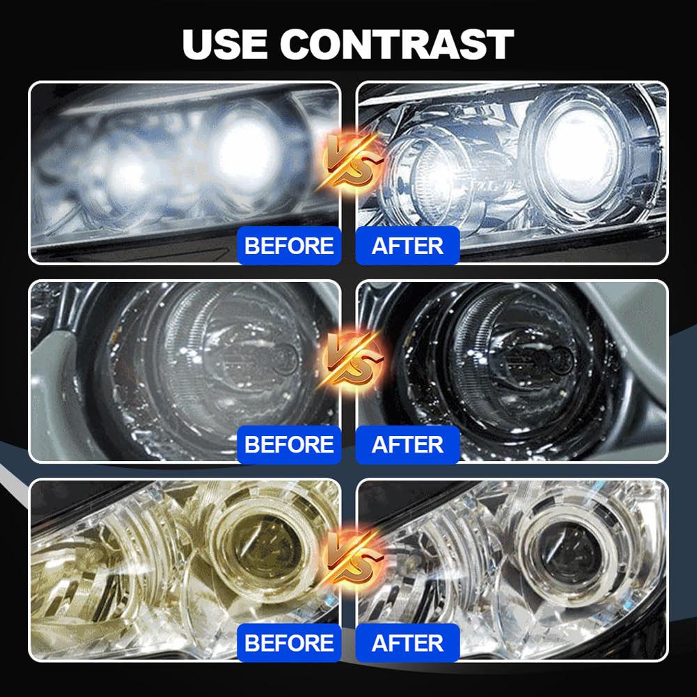 50 г Наборы для полировки автомобильных фар, средство для удаления царапин на фарах, чистящая паста с губкой