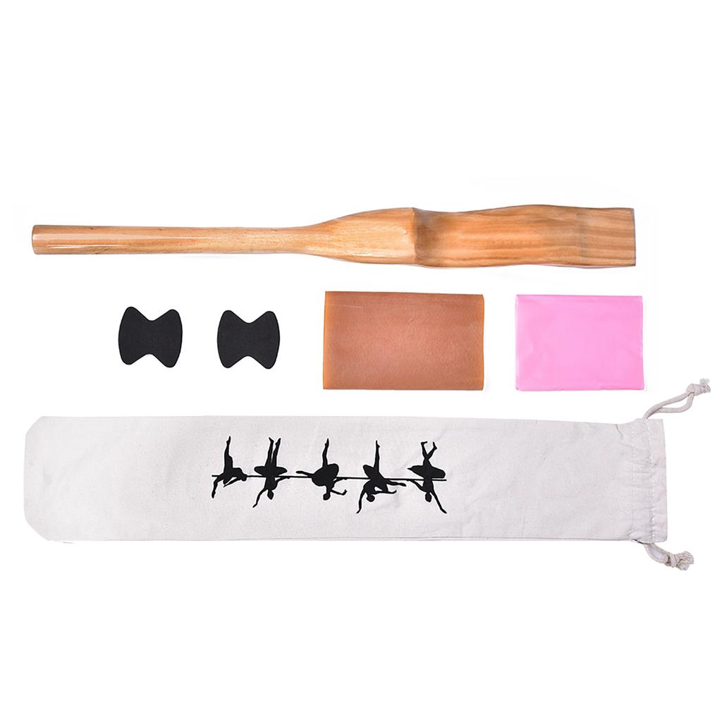 Деревянный растяжитель для ног для балета и танца, усилитель арки с эластичной лентой