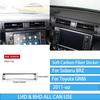 For Subaru BRZ/ For Toyota GR86 -up Carbon Fiber Decal Car Center Console Shift Panel Interior Decorative Stickers