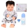 Reborn Infant Doll 18 Inch Lifelike Vivid Cute Newborn Baby Boy Doll with Clothes Pacifier Gift