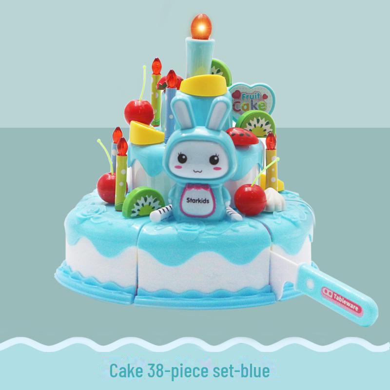 Детский игровой набор для нарезки торта и фруктов — забавные кухонные игрушки для детей 3 лет