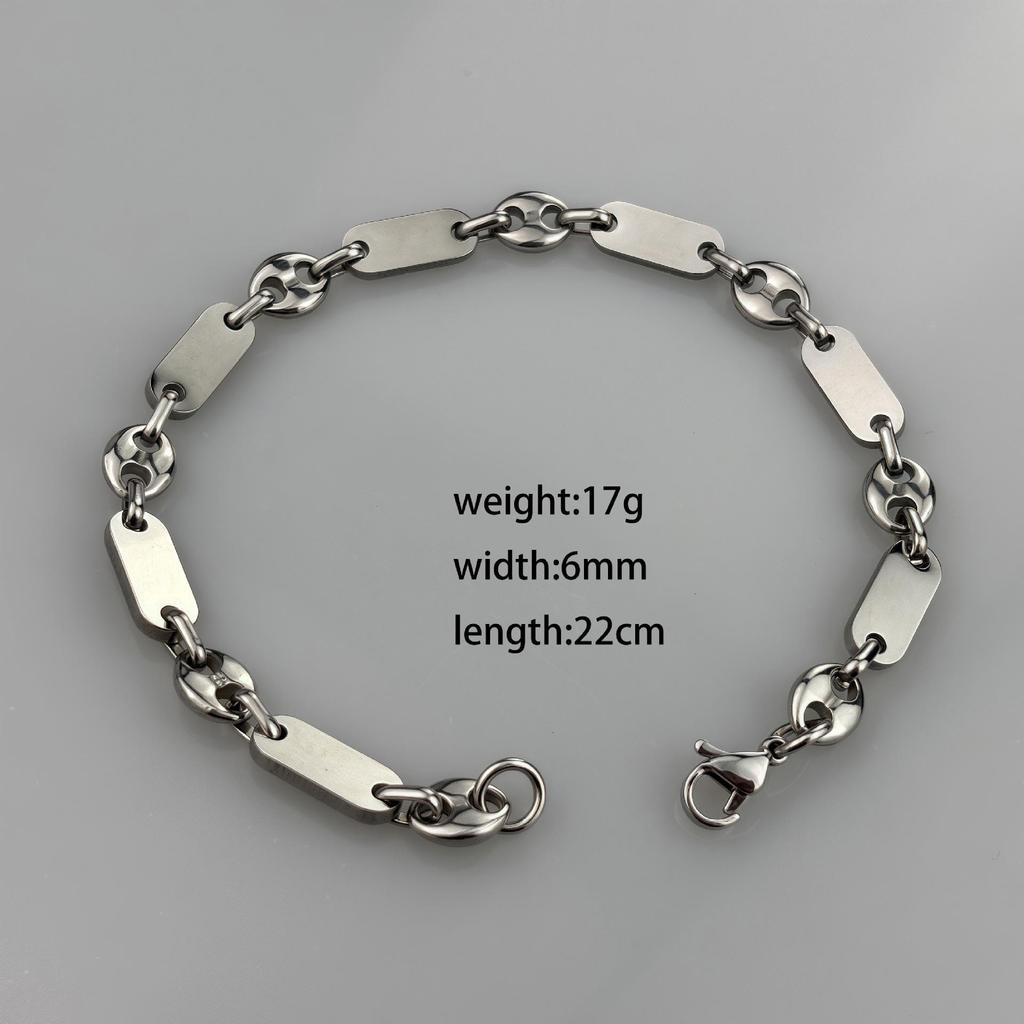 Модное ожерелье ручной работы «Императорская цепь» - Гладкая нержавеющая сталь с большим отверстием