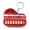 Playable Miniature Piano Keychain Toy For Children Portable Musical Instrument With LED Light Safe Plastic Design