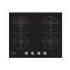 Table de cuisson au gaz - CANDY - CVG6B - Verre trempé - 4 feux - Noir