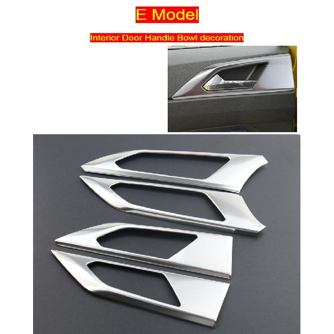 Автомобильный Стайлинг, внутренняя дверная ручка, чаша, украшение, крышка, наклейка и наклейки, отделка для VW Volkswagen Polo Auto