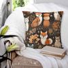 Очаровательная наволочка квадратная с принтом лесных животных, чехол для подушки, наволочка, чехол для декоративной подушки для дома, спальни, автомобиля