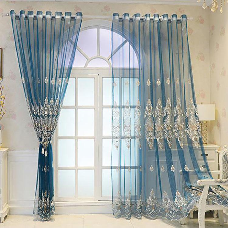 Европейский стиль, занавеска для гостиной, вышитая перегородка, занавеска для спальни, эркера, карниз для штор