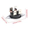 Ksd302X/T 250В 20А Датчик температуры 75-95 градусов 4-контактный Биполярный термостат с ручным сбросом Термостат нагревателя