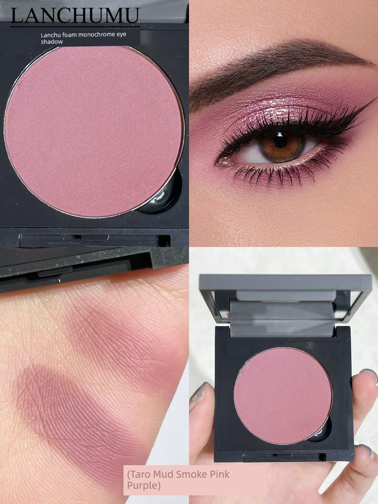 Lanchumu Lanchumu Matte Purple Eyeshadow Monochrome Long-Lasting Smudge-Free Stage Purple Eye Shadow Plate