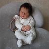 Cute Sleeping Bebe Reborn Dolls Real Looling 19 Inch Soft Cloth Body Simulation Doll Hand Painted 3D Skin Newborn Babies Dolls for Kids Birthday Gfits