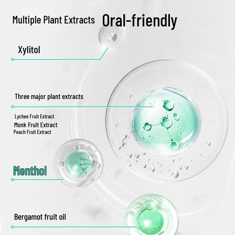 Meyarn White Peach Iced Lychee Fluoride Mouthwash