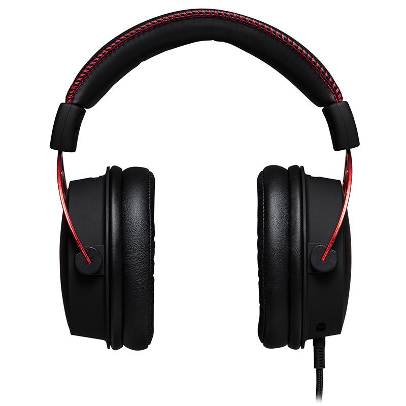HYPERX Cloud Alpha - Gaming Headset, Dual Chamber Drivers, Legendary Comfort, Aluminum Frame, Detachable Microphone – Red