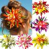 Simulated Orchid Hair Clip Lightweight Bohemian Side Hair Claw for Women Casual Beach Resort Daily Wear Gift