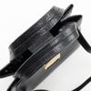 Salvatore Ferragamo Vala Handbag AQ-21 8252 2WAYShoulder black/gold Embossed Leather Women Used