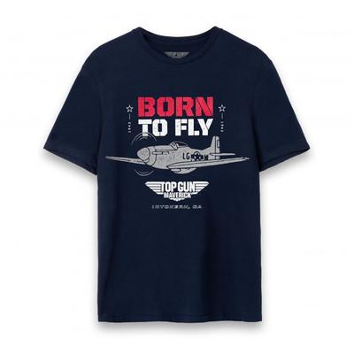 Лучший стрелок: Мужская футболка Maverick Born To Fly