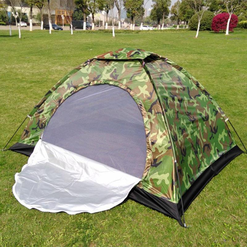 Udendørs Campingtelt til Campingseng Vandtæt Anti-UV Telt Udendørs Bærbar Camouflage Teltudstyr til Fiskeri Camping Vandtæt UV Solskærm Markise