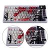 Набор кейкапов Raven Sakura на 129 клавиш, сублимированные кейкапы, PBT кейкапы, кейкапы с термосублимацией, аниме кейкапы для механической клавиатуры