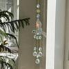 Hanging Hummingbird Crystal Suncatcher Colorful Rainbow Catcher  Yard Porch