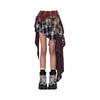 Vintage Fashion High Quality Plaid A-line Skirt Summer Women High Street Sexy Slim Asymmetrical Mini Skirt Coquette Streetwear