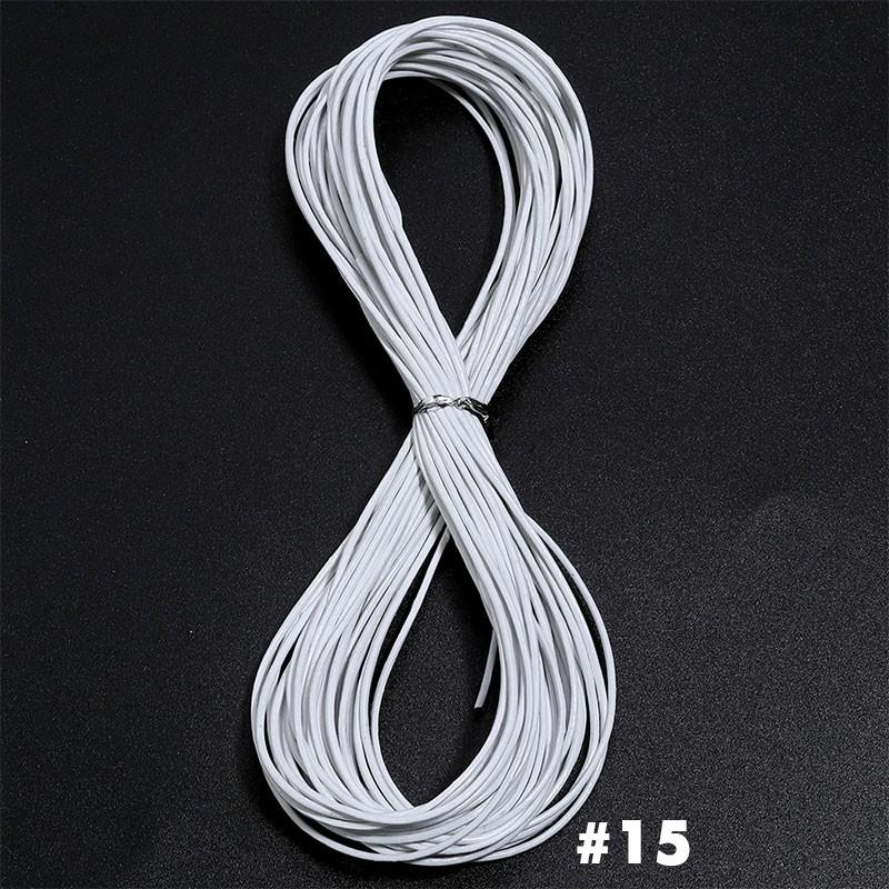 10 ярдов 1,5 мм круглый кожаный шнур из коровьей кожи Материал для изготовления ювелирных изделий Ручной работы Браслетов Для изготовления ювелирных изделий Фурнитура Шнуры для рукоделия