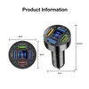 4 Ports 66W USB Car Charger Fast Charging Qucik Charge 3.0 QC3.0 PD 20W Type C Car USB Charger For iPhone Xiaomi Samsung