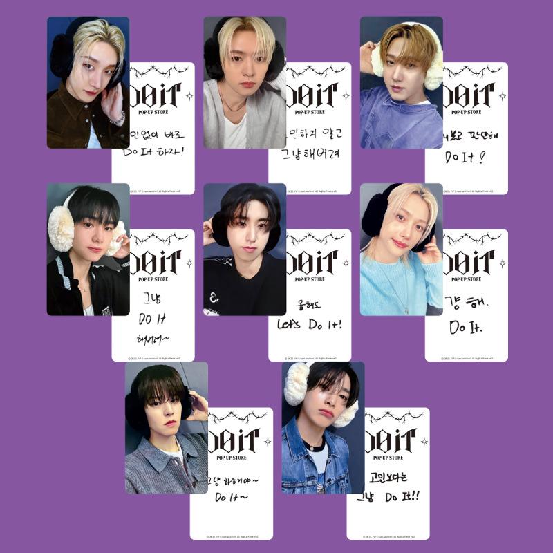 Skzoo Stray Kids DOIT KARMA Поп-ап Фотокарточки Хёнджин Бан Чан Хан Идол Коллекционные Карточки Для Фанатов Коллекционера Подарок