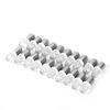 Akozon 20pcs Led Bulbs T11 T4W BA9S H6W 1895 Convex Car Led White Dashboard Bulb Led Interior Car Light Replacement