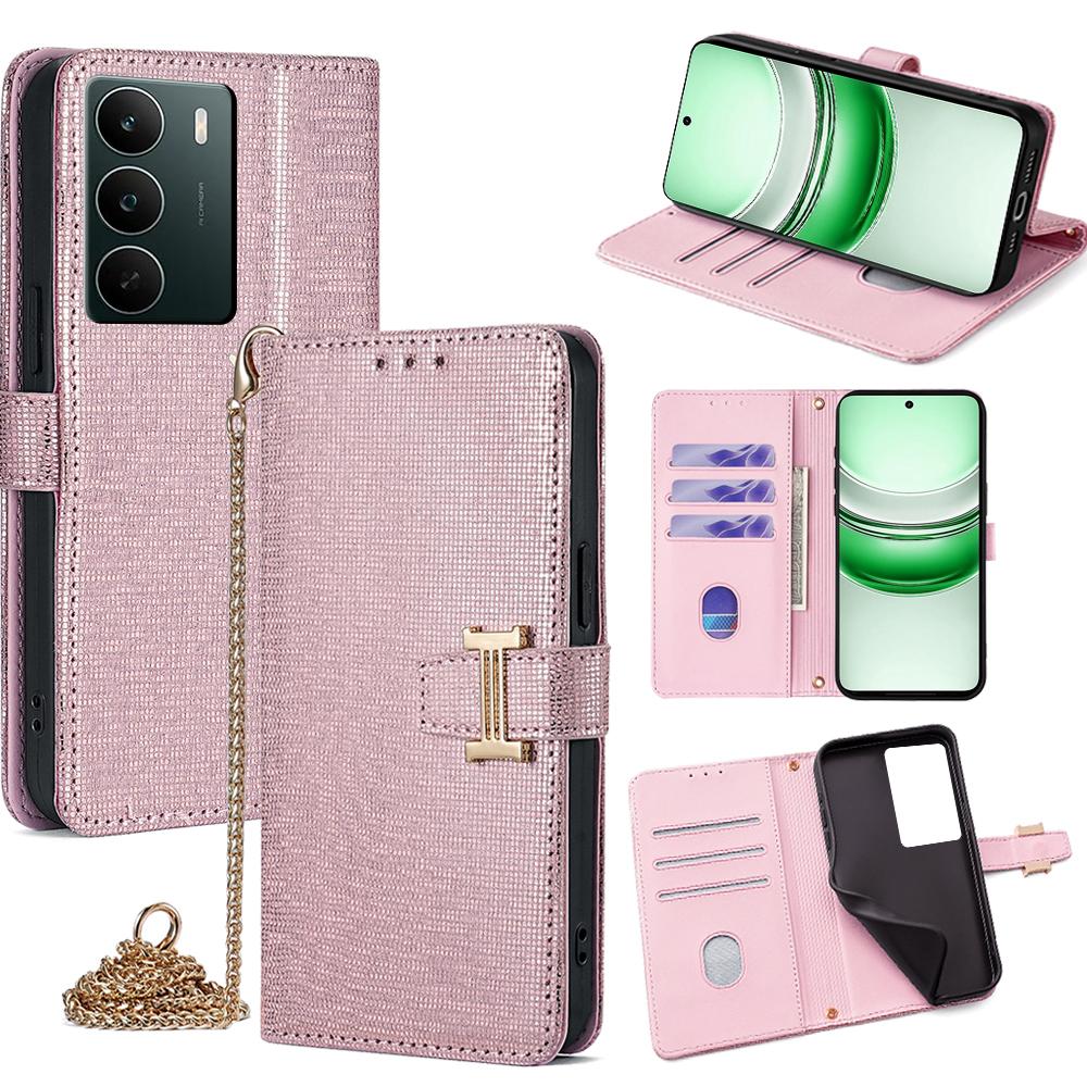 For Realme C71 4G Case Wallet Sequins Leather Crossbody Phone Cover