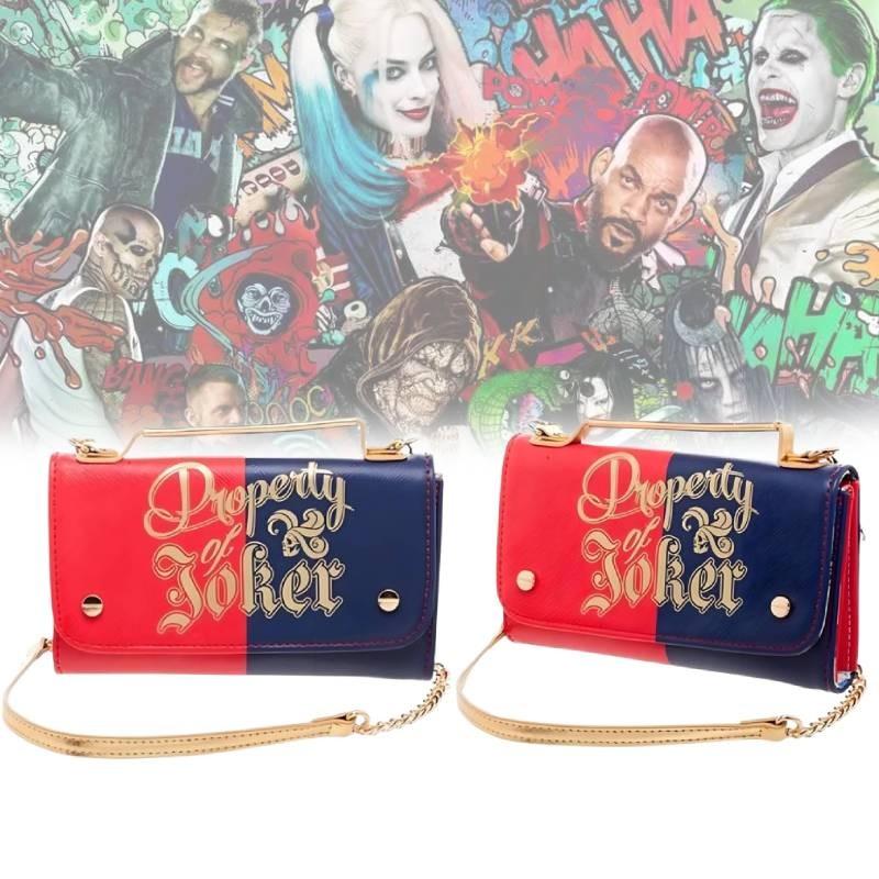 Сумки кроссбоди на цепочке с шипами Squad Suicide Женская дорожная на плечо Девушки Металл