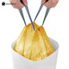A Bag of 108 Disposable Trash Bags Household Kitchen Garbage Bag Shorage Drawstring Handles Not Dirty Hands Plastic Storage Bags