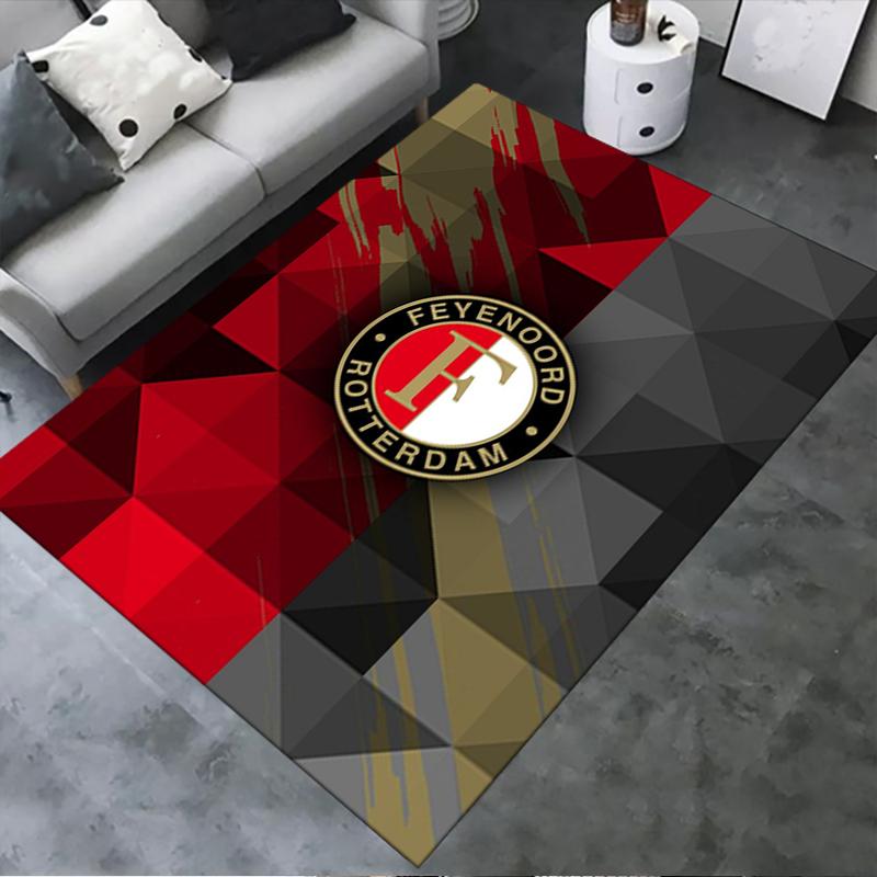 2025 Новый ковер Feyenoord для гостиной, спальни, дома, дивана, детская игровая, нескользящий напольный коврик 54