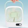 LED Digital Display Portable Vertical Fan Adjustable Personal Desk Fan  Household Dormitory