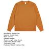 Women's Fleece Lined Sweatshirt Loose Fit Crewneck Pullover Top Long Sleeve