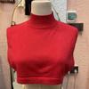 Solid Color Decorative Collars High Collar Scarf Fake Collar Knitted Sweater Women's Detachable High Elasticity Regular Fashion