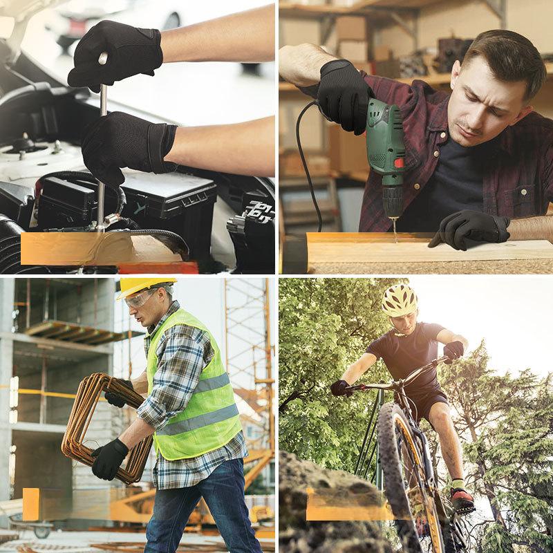 Садовые перчатки с сенсорным экраном, микрофибра, нескользящие, износостойкие, весенне-летние, для садоводства, посадки и обрезки, защитные садовые перчатки