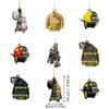 Car Hanging Decor Firefighter Coat Hat Simulation Model Decor Pendant Gift