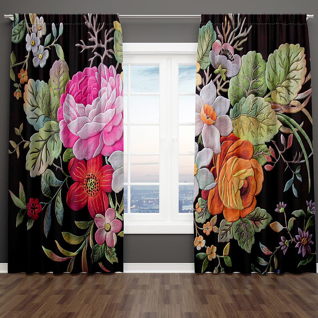 Crane Japanese All Kinds of Photos Customize Pattern Free Shipping 2 Panels Slim Windowpane Drape for Livingroom Space Bedchamber Decoration