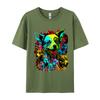 Dog Zombie Tshirt Retro TShirt Designer Printed On Cotton Men T Shirts Youthful Casual Graphic T Shirts