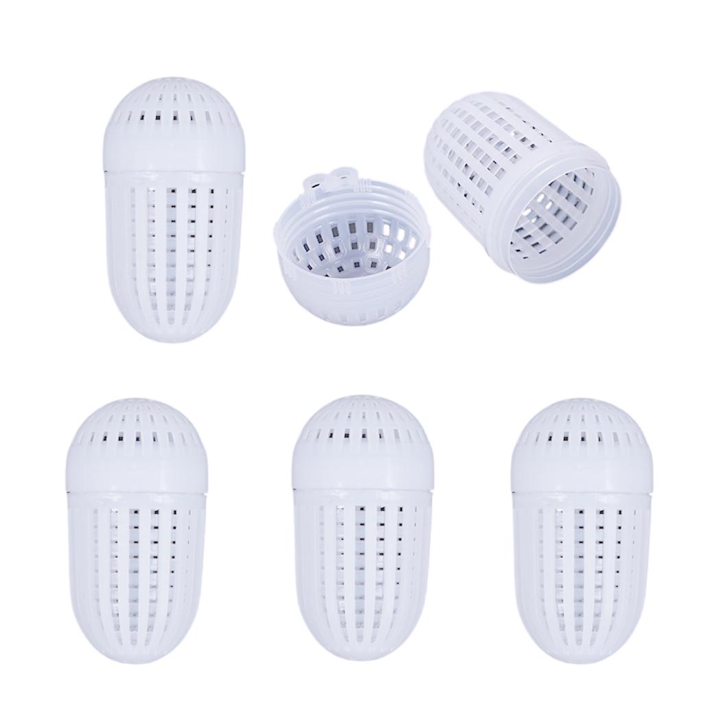 5 шт. рыболовные приманки клетка для рыбных приманок кормушка для корзина держатель пластиковое ведро для приманок плавание кормушка для корзина рыболовный инструмент прочный