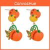 Веселые Игривые И Серьги-Тыквы из Сплава с Мультяшным Дизайном для Празднования Хэллоуина Женские Для
