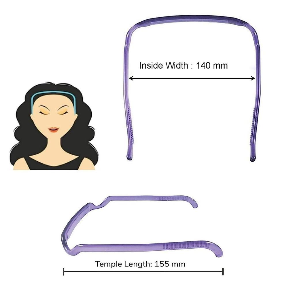 2 шт., повязки на голову средней длины для женских волос, невидимый обруч для волос, повязка на голову для вьющихся густых волос, большая повязка на голову для вьющихся густых волос