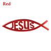 Car Styling Jesus Fish Symbol Logo Car Emblem Badge Sticker Decal Universal 3D Christian Car & Truck Decorative Sticker