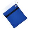 Zippered Golf Tee Ball Storage Bag Holder with Carabiner Golfing Accessories