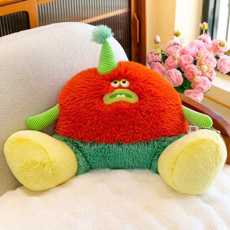 Soft Bigfoot Monster Plush Toy Doll Backrest Pillow Childrens Birthday Gift