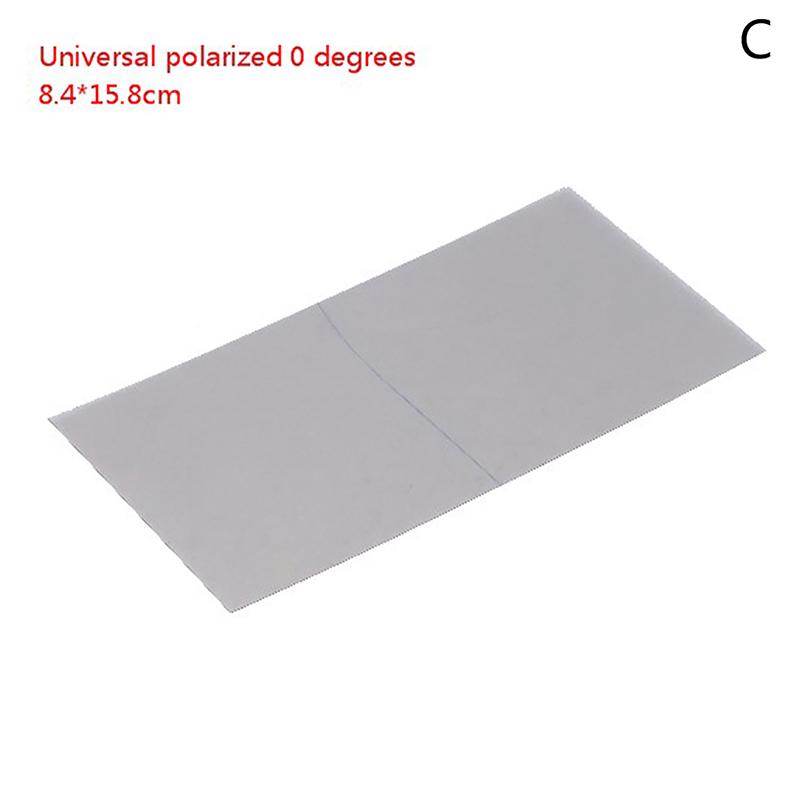 Various Sizes Polarizing Film Polarizer Watch Multimeter Calculator LCD Display Repair Polarization 0 Degree/90 Degree