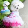 Breathable Sweet Dog Skirt Soft Pet Skirt Fashion Pet  Princess Dress  Pet Clothes