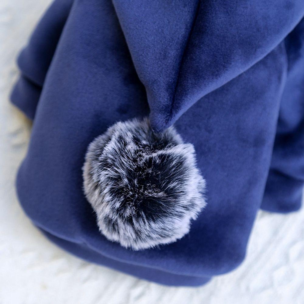 Soft Fleece Jacket Winter Hairball Pajamas Cat Hooded Hairball Coat Puppy Clothing Pet Clothes