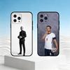 Чехол для телефона H-Harry Kane для iPhone 17,16,15,14,13,12,11 Plus,Pro Max,SE4 Мягкий силиконовый черный чехол