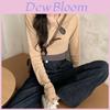 Girl Spring Autumn Short Sleeve T Shirt With Solid Color Design And Round Neck For Casual Wear